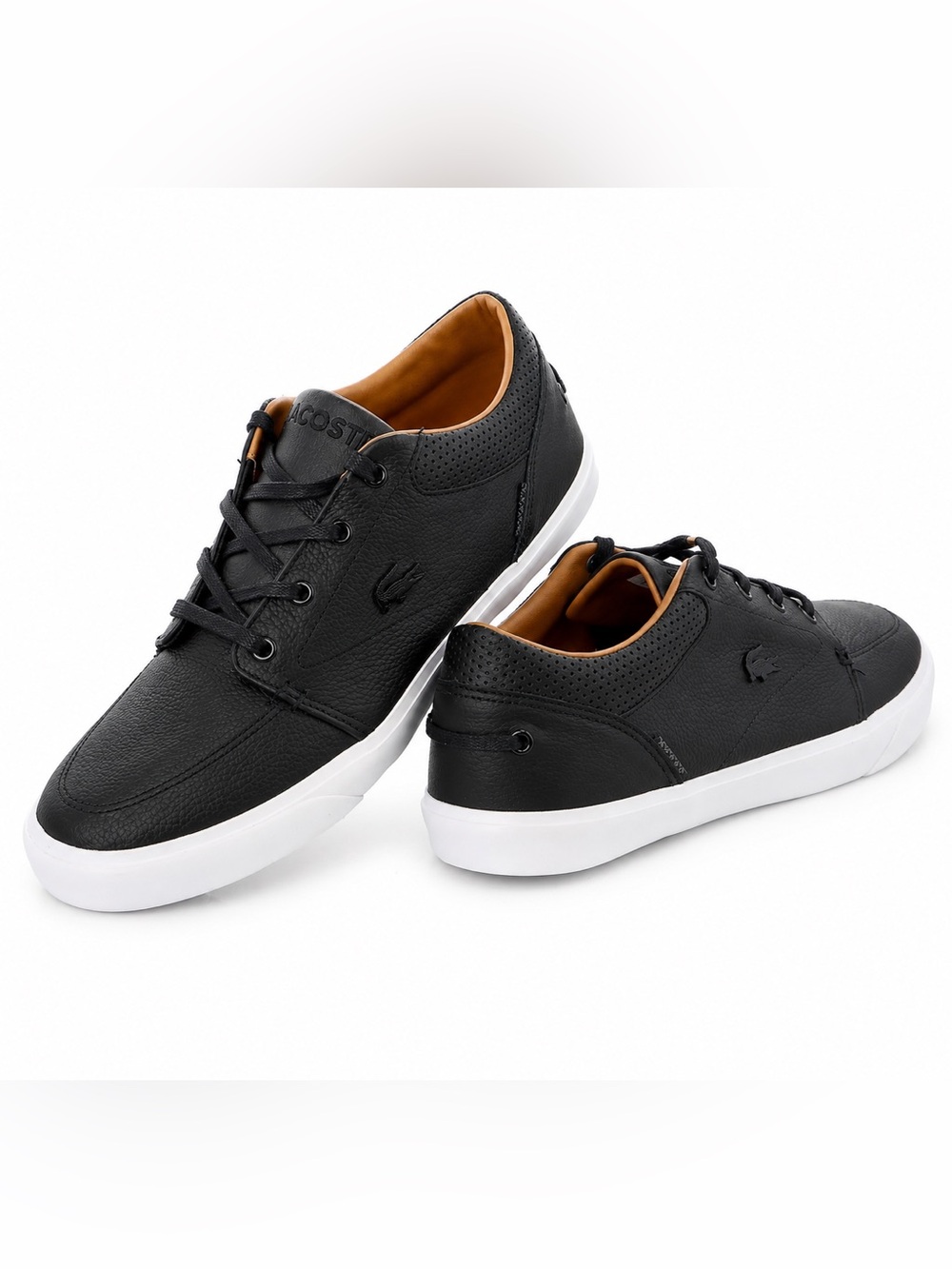 Lacoste Bayliss 119 Black Leather Sneakers Men’s 12